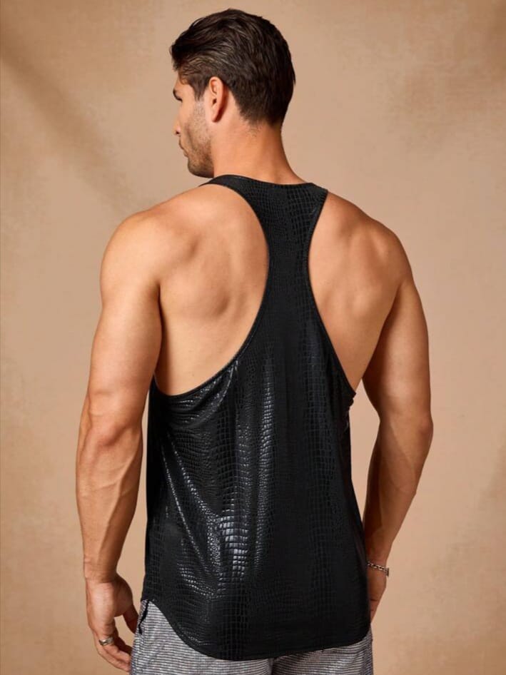 SWAVVY ModaGents Men's Knitted Fashion Loose Fit Casual Sleeveless Tank Top
